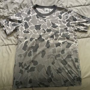 Adidas Camo Gradient Black/Grey/White T-Shirt